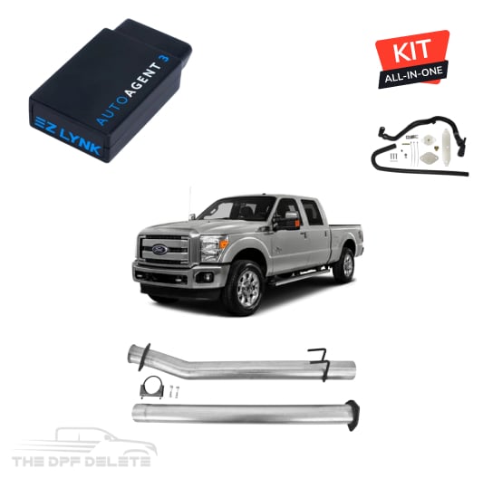 Ford Powerstroke 6.7L All-In-One DPF/DEF/EGR Delete Kit w/ Delete Pipe (2015-2016)