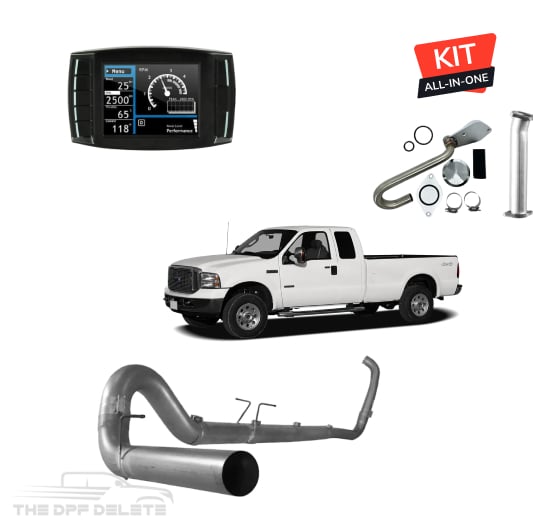 Full DPF/DEF/EGR Delete Kit w/ Mini Maxx Tuner | Ford Powerstroke 6.0L | 2003-2007