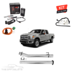 Ford Powerstroke 6.7L | Full Delete Bundle DPF/DEF/EGR w/ 4″ Exhaust | 2015-2016