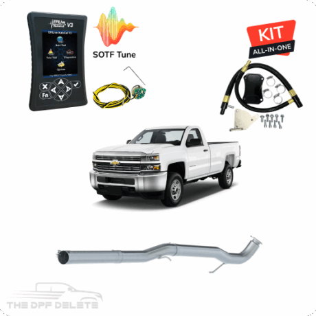 Full Delete Kit (DPF/DEF/EGR) w/ EFI Live Tuner | GM/Chevy Duramax 6.6L LML | 2015.5-2016