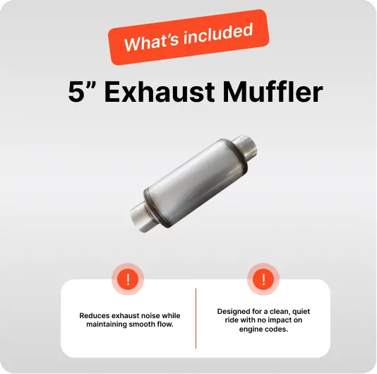 5” Diesel Universal Muffler - Image 2