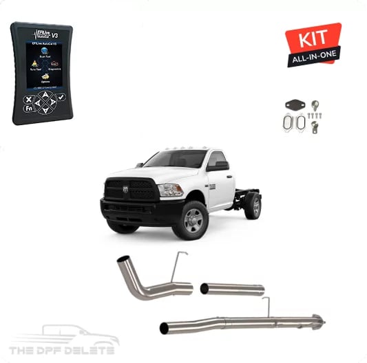Full DPF/EGR/DEF Delete Kit w/ EFI Live | RAM Cummins 6.7L Cab & Chassis | 2019-2020