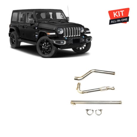 DPF Delete Kit | Jeep Wrangler EcoDiesel 3.0L | 2020-2023 /w Bench-Flash Delete Tuning