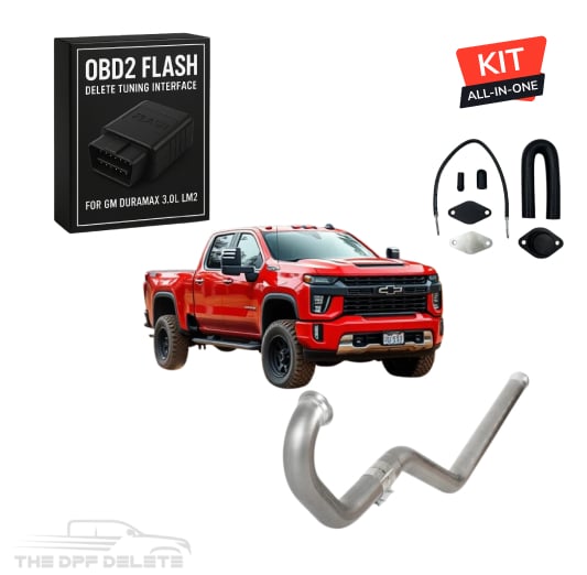 GM / Chevy Duramax 3.0L LM2 E66 | Full DPF/DEF/EGR Delete Kit | 2022.5-2026