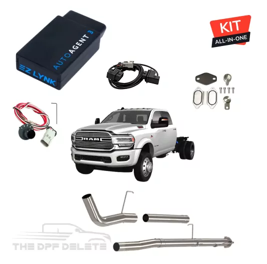 Ram Cummins 6.7L Cab & Chassis | Full Delete Kit (DPF/DEF/EGR) w/ Delete Pipe | 2019-2021