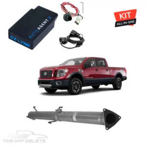 Full DPF Delete Bundle | Nissan Titan XD Cummins 5.0 | 2016-2018 w/ EZ Lynk Auto Agent 3