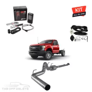 Full Delete Kit (DPF/DEF/EGR) w/ Bully Dog BDX Tuner | Ford Powerstroke 6.7L Cab & Chassis | F350/F450/F550 | 2011-2019